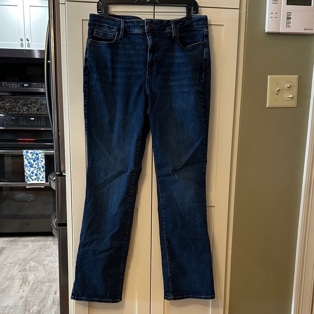 NYDJ Dark Blue Straight Leg Jeans